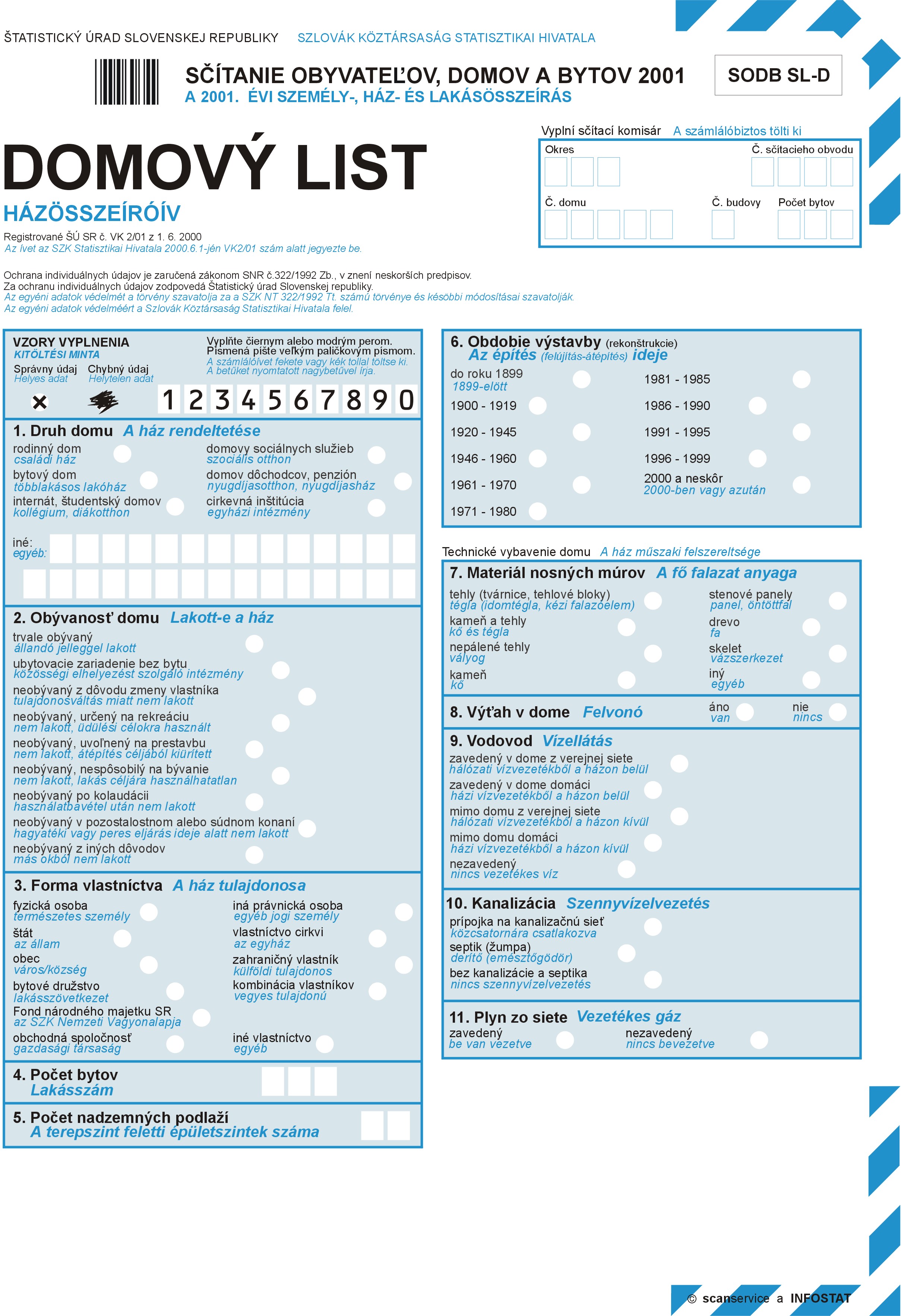 Housing questionnaire
