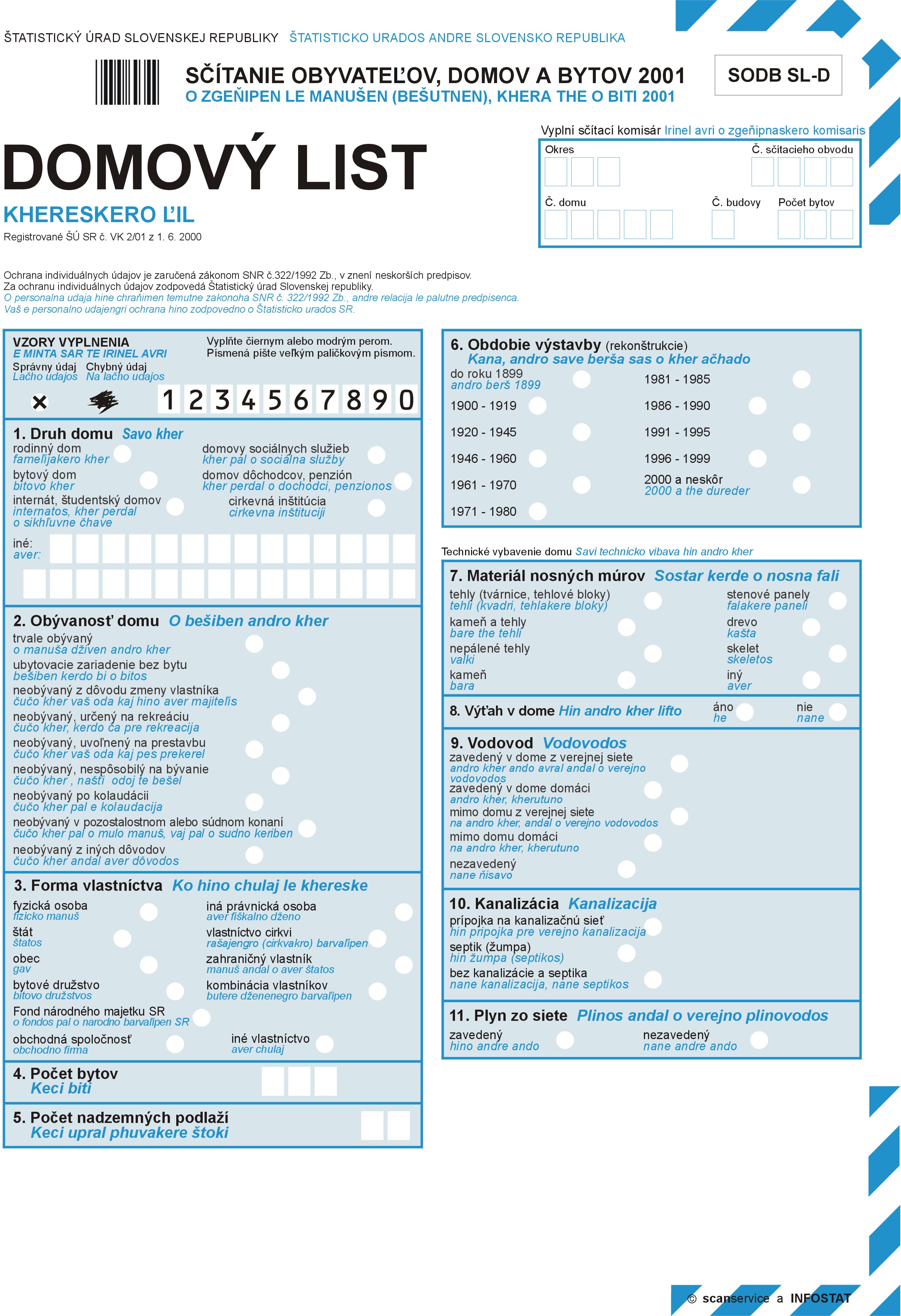 Housing questionnaire