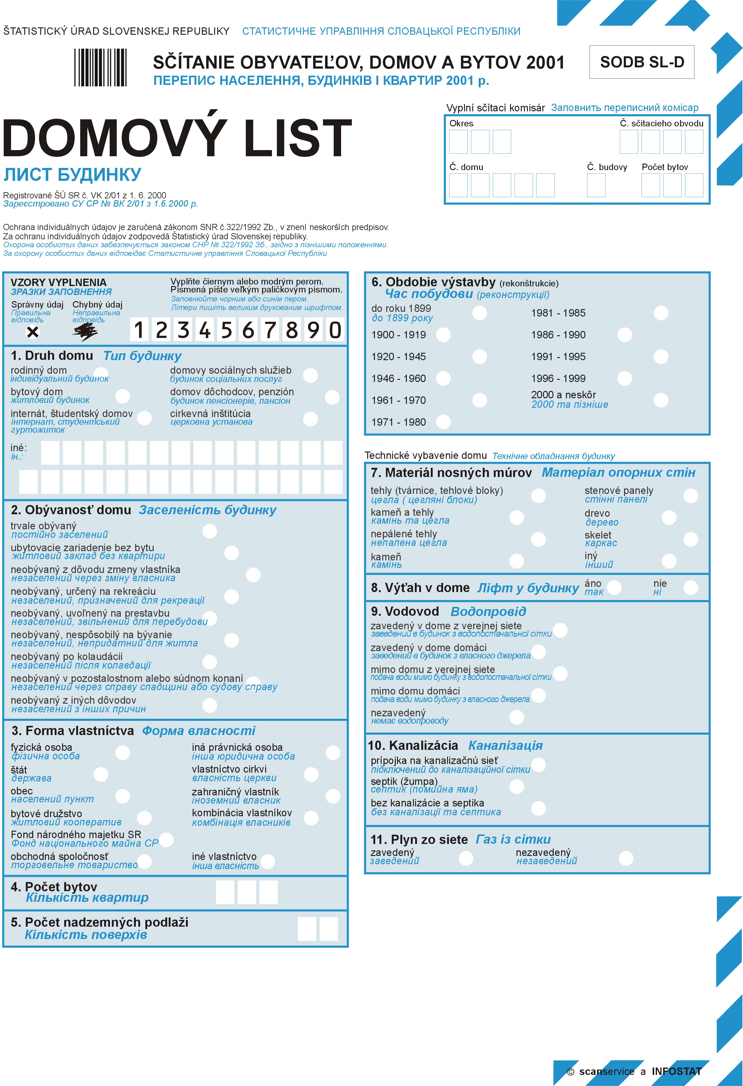 Housing questionnaire